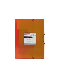 PACK 6 CARP. GRAFOPLAS Fº C/SOLAP+GOM NARANJA